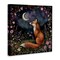 Stupell Industries Woodland Fox Night Forest Canvas Wall Art Design by The Dutch Lady